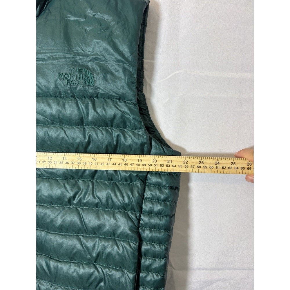 The North Face Puffer Vest Mens M Green 550 Down Insulated Quilted Gorpcore - Picture 12 of 15